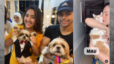 So cute: Tv stars Munmun Dutta, Ashnoor Kaur & Siddharth Nigam are up for some ‘Paw’ love