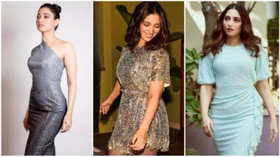 Sparkling In Sequin: Tamannaah Bhatia’s Sequin Dresses Are Best For Your Date Nights