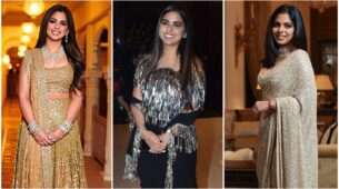Style Your Hot Bridesmaid Look In Metallics With Isha Ambani: See Pics