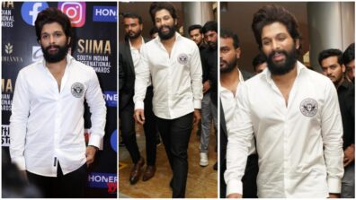 Stylish Star: Allu Arjun Makes A Style Statement In White Crisp Balmain Shirt With Black Pants; See Pic