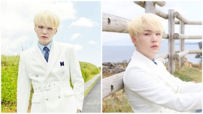 Suga & His All-White Looks Will Make Your Heart Go Lovey Dovey