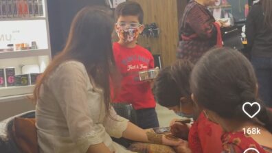 Super Cute Moment! A Video Of A Kid Feeding His Mother As She Gets Her Mehendi Done Will Make You Go Aww