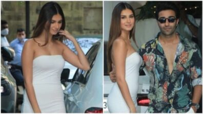 Tara Sutaria’s Family Lunch In Expensive Strapless Pristine White Dress, Check Out Now