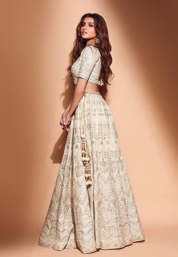 Tara Sutaria’s Stunning Anita Dongre Lehenga Is The Perfect Festive Outfit: See Pics - 1