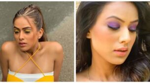 Task for the day! Perfect cat-eye-flick like Nia Sharma for a vintage look, take inspiration