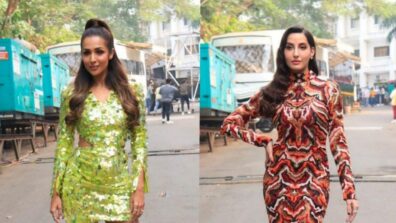 The Big Challenge: Malaika Arora Vs Nora Fatehi: Who raises the heat better in short midi dress? (Ultimate Fan Battle)