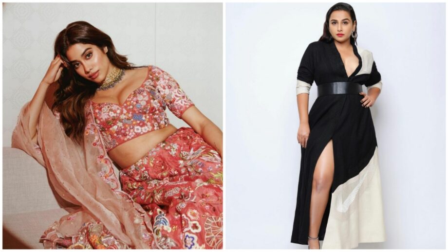 The Garmi Battle: Janhvi Kapoor Vs Vidya Balan: Who's the ultimate queen of hotness in deep-neck outfits? (Vote ASAP) 516099