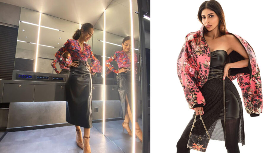 The ultimate guide to sway in Leather couturiers by Surbhi Jyoti & Mouni Roy 514460