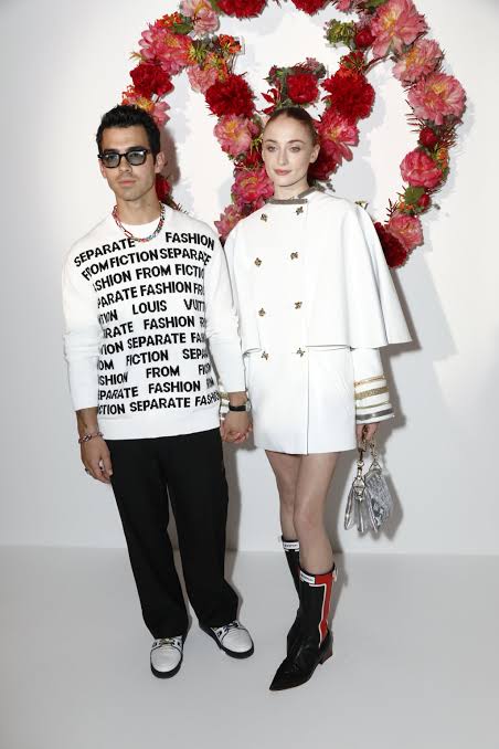 Throwback To A Time When Joe Jonas And Sophie Turner Gave Us Hot Couple Twinning Goals In Louis Vuitton Outfit - 2