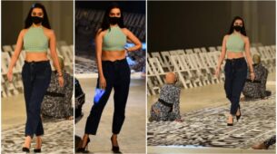 Throwback To When Shraddha Kapoor Was Prepping To Set The Ramp On Fire In A Halter-Neck Crop Top And Denim Pant