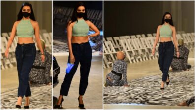 Throwback To When Shraddha Kapoor Was Prepping To Set The Ramp On Fire In A Halter-Neck Crop Top And Denim Pant