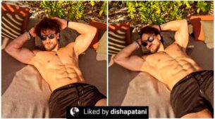 Tiger Shroff flaunts his chiseled abs in Maldives, rumoured girlfriend Disha Patani is super impressed
