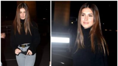 5 Times Tara Sutaria Proved Black Is A Perfect Airport Look Outfit