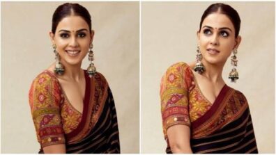 In Pics: Genelia Deshmukh’s Beautiful Saree Wardrobe