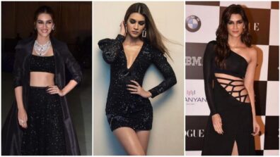 Times Kriti Sanon Left Us Nail-Biting In Black: See Pics