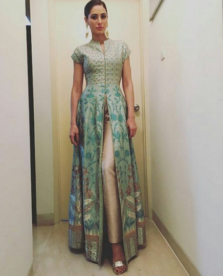 Times Sanya Malhotra, Nargis Fakhri & Others Stole Our Hearts In Indo-Western Ensembles - 3