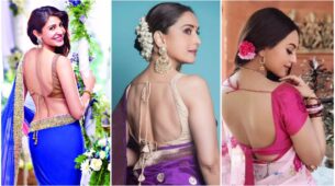 Times when Anushka Sharma, Madhuri Dixit and Sonakshi Sinha raised the temperature in deep-neck blouses