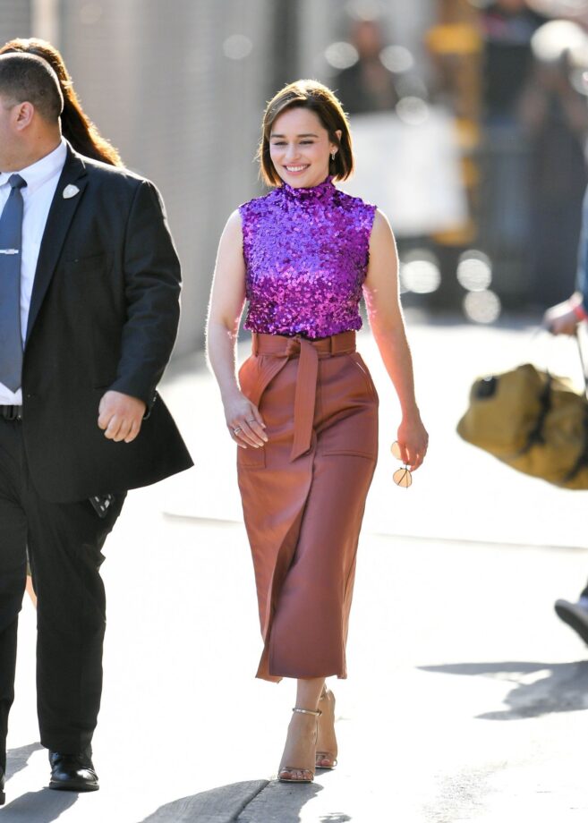 Times When Emilia Clarke Raised The Oomph Factor With Her Classy Looks - 5