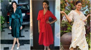 Times when Katrina Kaif, Deepika Padukone and Alia Bhatt mastered the wrap dress