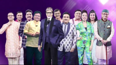 TMKOC actors Dilip Joshi, Raj Anadkat and other cast members spotted rehearsing on Amitabh Bachchan’s KBC sets, fans excited