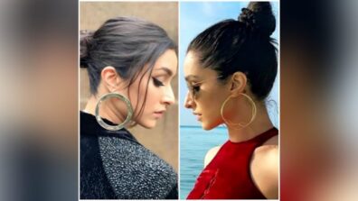 Simple Bun With Hoop Earrings Or Messy Bun With Diamond Earrings: Which Look Of Shraddha Kapoor Has Your Heart?