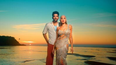 Trending Pic: Nora Fatehi gives a hot pose with Guru Randhawa, wears diamond-studded outfit worth CRORES from head to toe