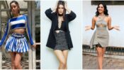 Trendsetters: Flaunt your sensuous pair of legs like Ananya Panday, Kriti Sanon and Kiara Advani in short skirt dresses