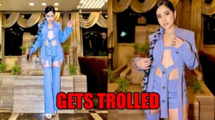 Urfi Javed gets trolled for her purple cut-out pant-suit, fan comments, ‘worst fashion sense ever’