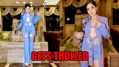 Urfi Javed gets trolled for her purple cut-out pant-suit, fan comments, ‘worst fashion sense ever’