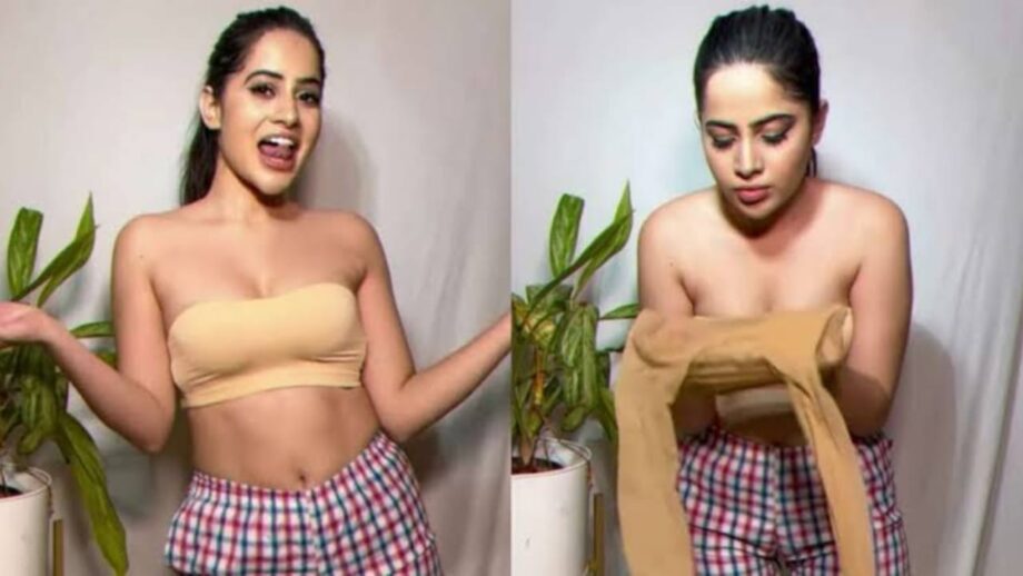 Urfi Javed Shows Fans How To Make Bra From Stockings: Gets Trolled Mercilessly 518529