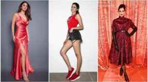 Vaani Kapoor, Ananya Panday and Sonam Kapoor keep it ‘spicy red hot’, who’s your dream date folks? (Poll Alert)