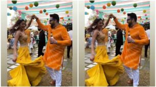 KKK 11 hottie Sana Makbul engages in a romantic dance with a special person, any guesses who?