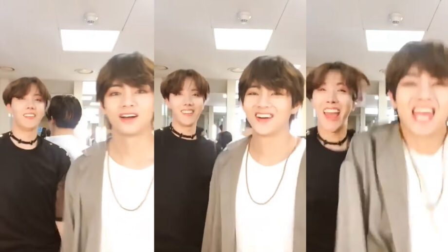 Watch: BTS boys J-Hope and V Aka Taehyung Get Goofy And Cute, See Viral Footage 527987