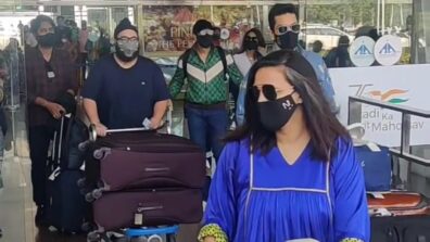 Watch: Kabir Khan-Mini Mathur and Angad Bedi-Neha Dhupia spotted leaving for Vicky Kaushal and Katrina Kaif’s wedding