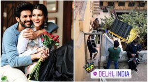 Watch: Kriti Sanon’s ‘love-filled’ moment with Kartik Aaryan, see viral video