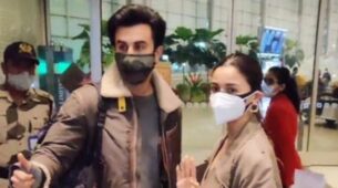 Watch: Ranbir Kapoor and Alia Bhatt jet off for romantic ‘New Year’ vacation, fans excited