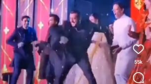 Watch: Salman Khan, Shilpa Shetty and Anil Kapoor groove to the beats of ‘Jumme Ki Raat’ at Praful Patel’s son’s wedding, video goes viral