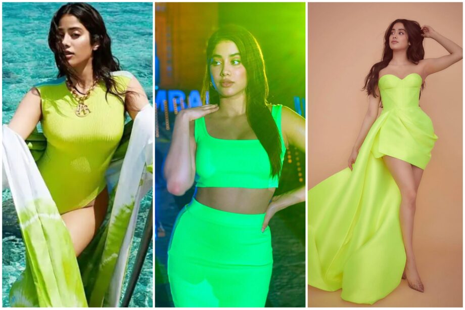 Ways And Tips To Ace In Pop Colours From Janhvi Kapoor - 0