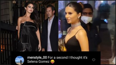 What A Beauty: Tara Sutaria Looks Stunning In Black Outfit, Netizen Thinks She’s Selena Gomez