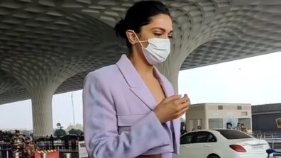 What Swag: Deepika Padukone jets off to Hyderabad for shoot, rocks the lavender casual sporty style