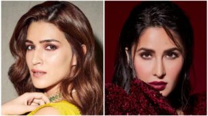 Would You Opt For A Natural Makeup Look Like Kriti Sanon Or A Bold Red-Lip Makeup Look Like Katrina Kaif This Festive Season?