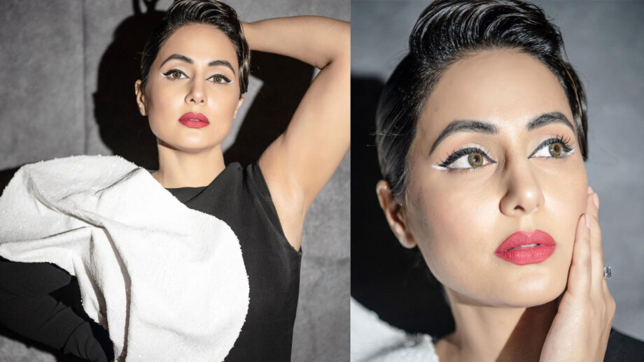 Would You Opt For A Natural Makeup Look Like Radhika Madan Or Bold Red Lip Makeup Look Like Hina Khan For This Festive? - 3