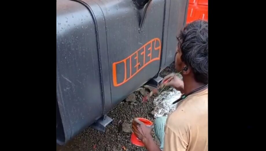 WOW! A Video Of A Painter Writing 'Diesel' On A Fuel Tank Seems To Be A Truck That Has Amazed The Netizens 521697