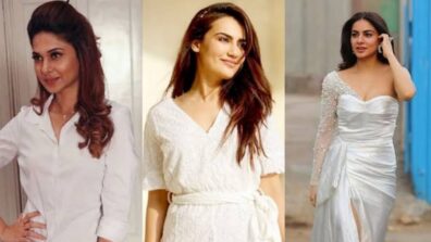 You can never go wrong with white outfits! Jennifer Winget vs Surbhi Jyoti vs Shraddha Arya: On this Christmas day, which diva’s white would you pick?