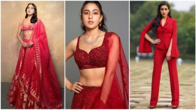 3 Times Sara Ali Khan Looked Striking In Red Hot Outfits: See Pics