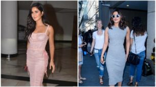 Katrina Kaif VS Priyanka Chopra: Which diva’s Cape sleeve bodycon dress would you choose?