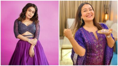 5 shades of purple! Which look of Neha Kakkar do you like?