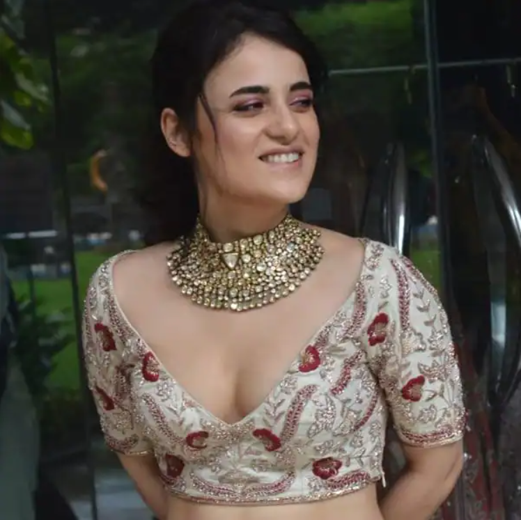 Radhika Madan Looks Breathtakingly Beautiful In Golden Lehenga Choli, See Pics - 0