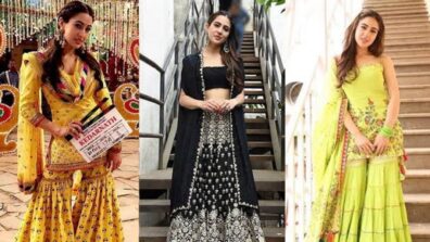 Sara Ali Khan Inspired Ways To Style Your Sharara Sets: See Pics