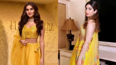 Tara Sutaria To Khushi Kapoor: Hottest Celebrity Style Yellow Outfits To Have In Your Wardrobe